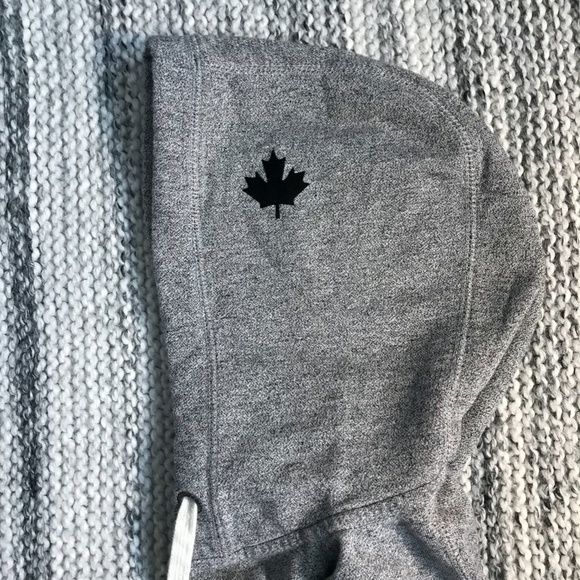 ROOTS Grey Sweatshirt Tank with Hood XS - Picture 5 of 7